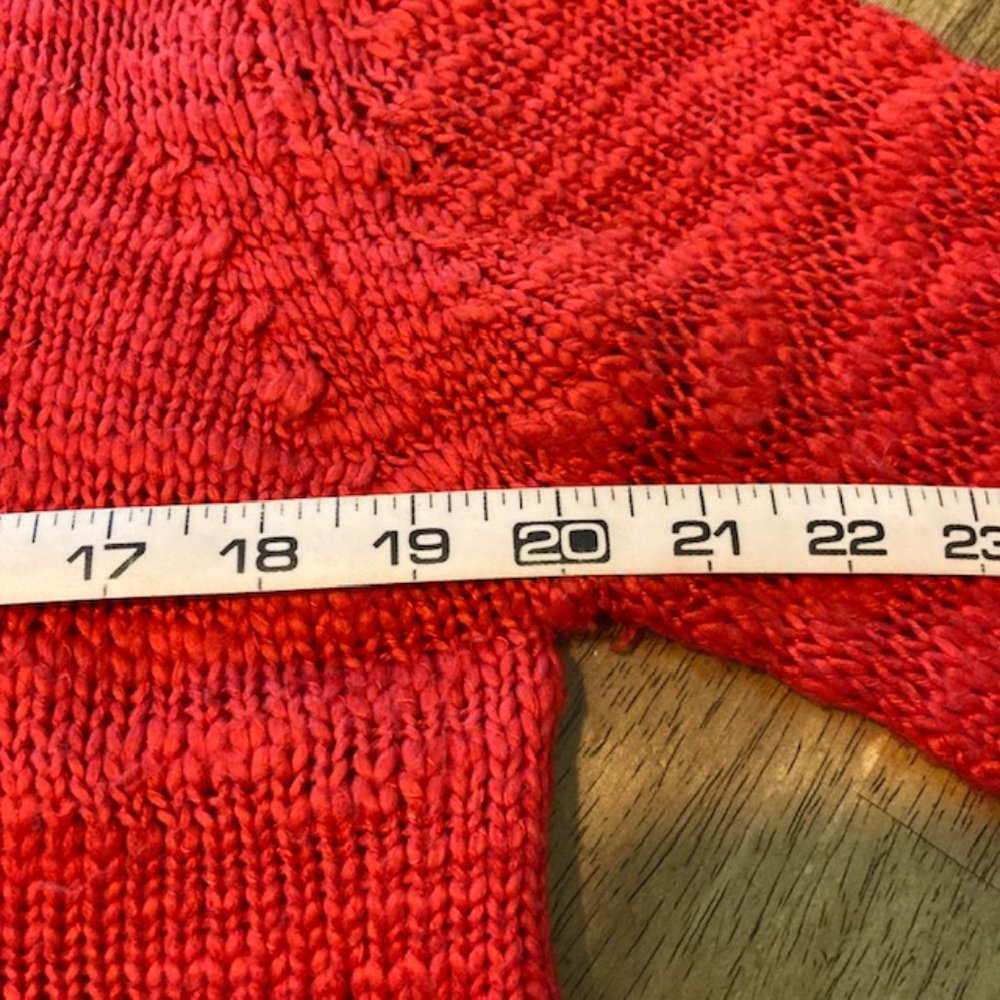 WILLIAM RAST Red Cropped Sweater S - Picture 5 of 7